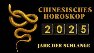 2025 Chinesisches Horoskop Das Jahr der grünen Schlange 3 wichtige Ereignisse [upl. by Reywas]