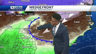 A Cooler amp Wet pattern settles over Alabama next week keeping rain in the forecast [upl. by Lekim]