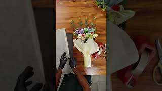 Money Bouquet 10 💶💐 money bouquet art florist black moneyboquet india bangalore [upl. by Eninnej]