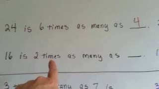 Grade 4 Math 21 Multiplication Comparisons [upl. by Elladine]