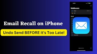 Email Recall on iPhone Undo Send BEFORE its Too Late [upl. by Lucchesi346]