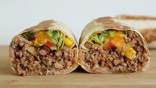 Beef Burrito Recipe [upl. by Slavic887]