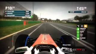 F1 2012 PS3 Championnat RSF1 Manche1 Melbourne part2 [upl. by Ahtreb30]