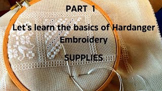 NeedleBugg Part 1  Lets learn the bascis of Hardanger Embroidery [upl. by Nolrac658]