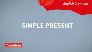 English Grammar  Simple present statements [upl. by Brandice]