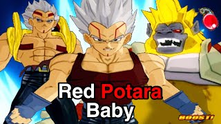 Red Potara Baby Vegeta Never Seen So Many Ki Blasts DBZ Budokai Tenkaichi 3 [upl. by Alilahk]