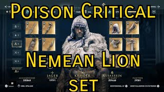 Assassins Creed Odyssey  Poison Critical with Nemean Lion set [upl. by Pickard]