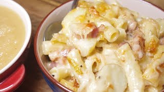 Swiss Älplermacaroni aka Älplermagronen with Apple Sauce  Recipe Video [upl. by Kitrak]