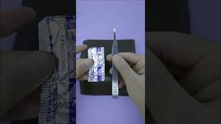 DIY Scalpel Handle Tutorial lifehack vet medicine surgery funfacts scalpel blades diy [upl. by Silloc456]