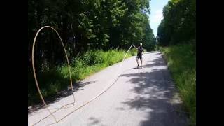 Longest Whip ever Cracked 238 feet 3 inches [upl. by Bills]