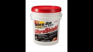 Latexite Ultrashield driveway filler sealer [upl. by Llenoil]