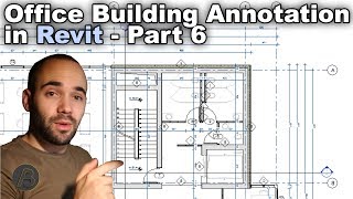 Office Building in Revit  Annotation Course  Part 6 [upl. by Anauqahs782]