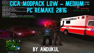 MODPACK SAMP LOW  MEDIUM PC REMAKE 2016 BY ANDUKUL  FPS CERTIFY [upl. by Iolande]