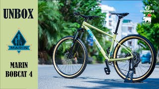 Unbox Xe đạp Marin bobcat trail 4 2022 tan amp blue [upl. by Sato237]