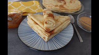 Recette de pâte à crêpes  A utiliser en sucré et salé [upl. by Kruger]