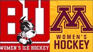 Boston University Minnesota Women’s Hockey FULL highlights Oct 624 [upl. by Nev]