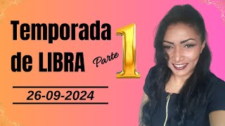 Temporada do Signo de Libra nas Casas e Signos  Parte 1 [upl. by Wendt302]