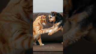 Ultimate snuggle showdown Cat🐈 vs Dog🐕 in a hilarious cuddle competition [upl. by Elleret861]