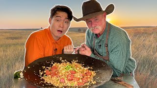 Uncle Roger Comes to the Wagon to Teach Me Egg Fried Rice ft mrnigelng [upl. by Laius]