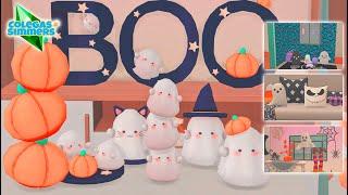 🎃Decoración KAWAII  LINDA para HALLOWEEN ​🦇 8 CC Packs de halloween para Los sims 4♡ [upl. by Aisorbma507]