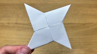 How To Make a Paper Ninja Star Shuriken  Origami [upl. by Sinnelg]