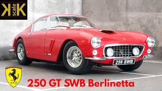 REVIEW KKscale 118 Ferrari 250 GT SWB Berlinetta  Rosso Corsa [upl. by Lorant]