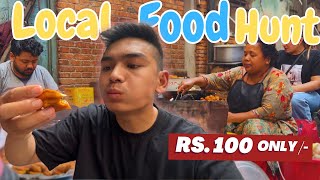 Rs 100 Only  Cheap And Affordable  Unique Local Foods at New Road Basantapur  Foodventures Ep5 [upl. by Manbahs589]