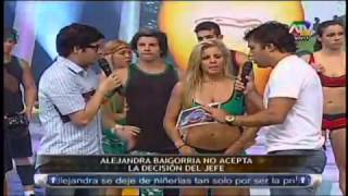 COMBATE Alejandra Baigorria no acepta la decision del Jefe [upl. by Revkah801]