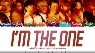 ATEEZ  IM THE ONE HEATTOPPING Version Lyrics Color CodedHanRomEng [upl. by Nonregla]