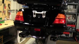 Kuryakyn Garage Honda Goldwing Trailer Hitch Install [upl. by Awahsoj928]