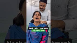 Neck pain chiropractic relief trend ytshort feed [upl. by Adnilasor483]