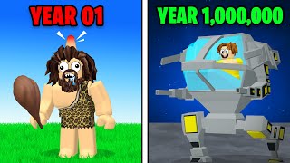 From CAVEMAN To ROBOT In ROBLOX [upl. by Fachini550]