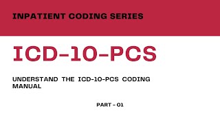 Inpatient Coding Training Series ICD10PCS  Part 01 Understand The ICD 10 PCS Code Book [upl. by Nnylesor]