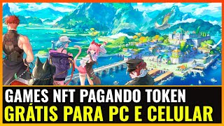 BONS GAMES NFT PAGANDO TOKENS GRÁTIS PARA PC E MOBILE [upl. by Nomrac]