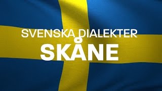 Svenska Dialekter – Skånska – skånsk dialekt Voice To Me [upl. by Yknip]