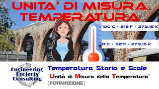 La Temperatura e le sue unità di misura [upl. by Lamoree]