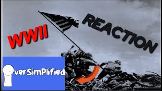 Reacting to OverSimplified WWII Part One [upl. by Gaston]