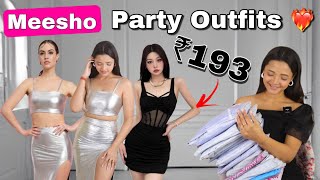 18 Meesho Sarees Try on Haul 😍  Party  Farewell  shaddi edition  Isha Vinod Jain [upl. by Ellenhoj]