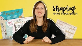 Shoplog Bullet Journal spullen  Action Wibra en CreaBeurs  CreaChick [upl. by Leasia]