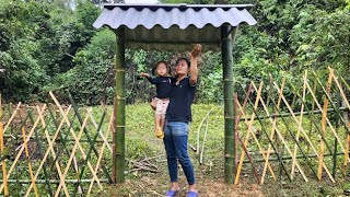 Preserving corn make gates and fences with bamboosinglemomFarm [upl. by Elurd]