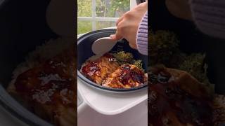 Teriyaki Salmon Bowl in a Rice Cooker [upl. by Nahn]