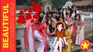 Vietnamese girls wearing The Traditional Beautiful Ao Dai Dresses  Truly Stunning  HCMC  Vietnam [upl. by Sekoorb882]