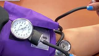 How To Check Manual Blood Pressure  Easy Blood Pressure Tutorial For Medical Assistants [upl. by Kipton]