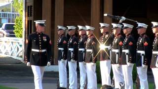 Silent Drill Platoon Throw and Catch HD [upl. by Macfadyn]