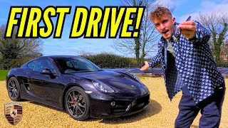 FIRST DRIVE In My Porsche 981 Cayman S SOUNDS INSANE [upl. by Ettezzil757]