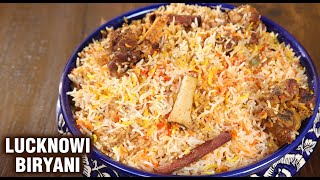 Lucknowi Mutton Biryani  Goat Meat Biryani Recipe  Dum Biryani  Biryani Recipe By Varun Inamdar [upl. by Pellikka]