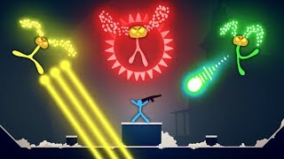 Stick Fight NEW BOSSES vs Hero Stickmen Stick Fight the Game Multiplayer Gameplay NEW Update [upl. by Cordier]