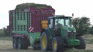 Silage 2024 John Deere 6190R amp Strautmann Wagon [upl. by Ltsyrk]