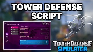 Tower Defense Simulator Script GUI  Hack  Auto Farm [upl. by Lemra139]