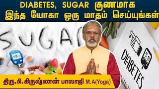 Diabetes Sugar குணமாக இந்த யோகா ஒரு மாதம் செய்யுங்கள்  Krishnan Balaji  megatvindia [upl. by Angeli]